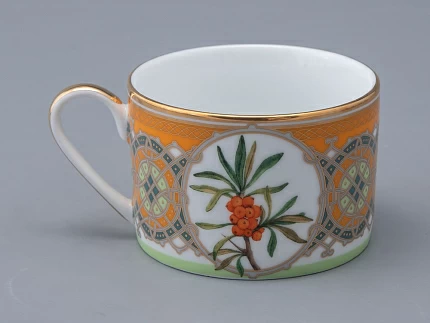 Чашка с блюдцем 250 мл в подарочной упаковке форма Соло рисунок Облепиха сибирская, арт. 81.33948.00.1 Чашка с блюдцем 250 мл в подарочной упаковке форма Соло рисунок Облепиха сибирская, арт. 81.33948.00.1