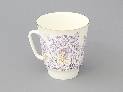 Чашка с блюдцем кофейная 165 мл форма Майская рисунок Одуванчики арт. 81.10783.00.1 Чашка с блюдцем кофейная 165 мл форма Майская рисунок Одуванчики арт. 81.10783.00.1