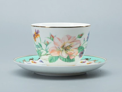 Чашка с блюдцем форма Весенняя 2 рисунок Улыбка флоры 2 арт. 81.30900.00.1 Чашка с блюдцем форма Весенняя 2 рисунок Улыбка флоры 2 арт. 81.30900.00.1