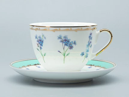 Чашка с блюдцем форма Весенняя 2 рисунок Улыбка флоры 1 арт. 81.30899.00.1 Чашка с блюдцем форма Весенняя 2 рисунок Улыбка флоры 1 арт. 81.30899.00.1