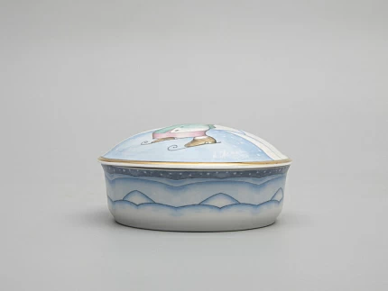 Туалетная коробочка форма Круглая рисунок Зима. Мальчик арт. 81.31062.00.1 Туалетная коробочка форма Круглая рисунок Зима. Мальчик арт. 81.31062.00.1